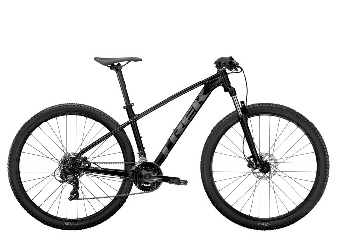 black trek mountain bike