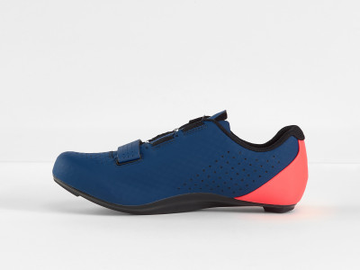 Road Cycling Shoe Bontrager Circuit Nautical Navy/Radioactive Coral (2022)