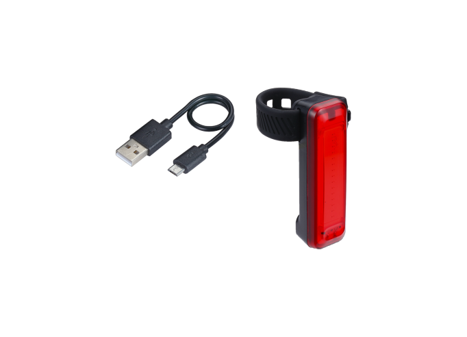 Aizmugures lampa BBB BLS-137 Signal USB, melna