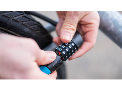 Saslēdzējs BBB BBL-35 CodeSafe 10mm x150cm melns