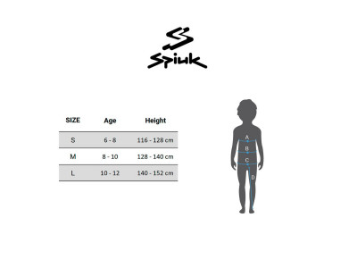 Bikses SPIUK Anatomic Kid Black/White