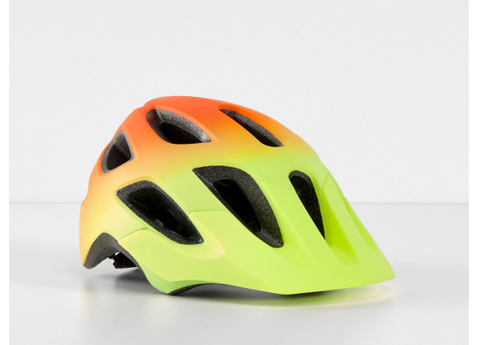 yellow youth bike helmet