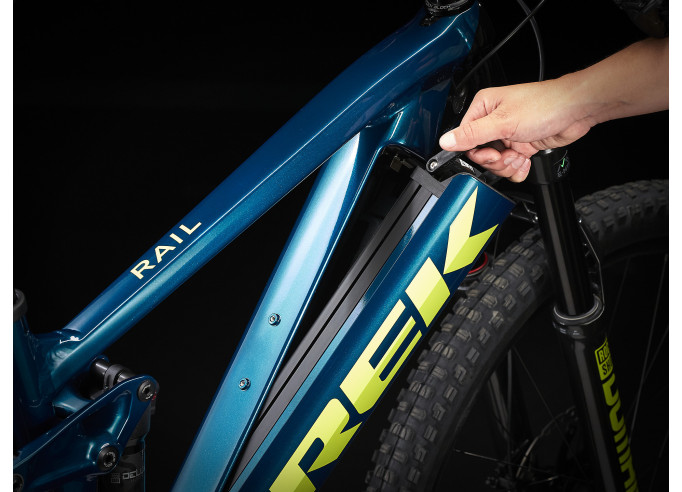 e-mtb TREK Rail 7 Dark Aquatic/Trek Black