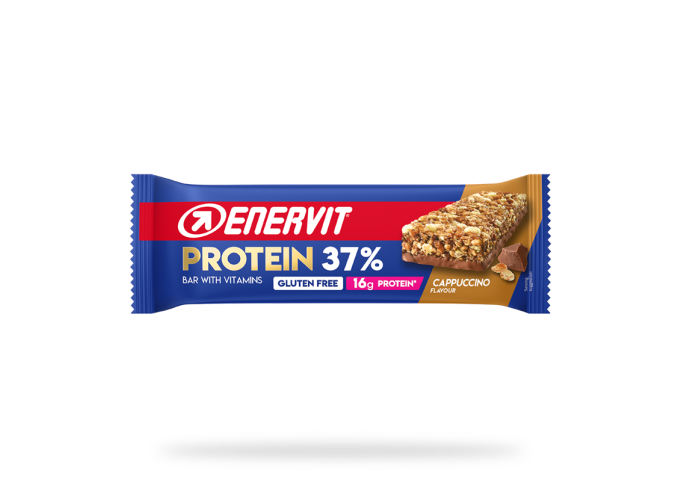 Batoniņš Enervit Protein Bar 37% - 16g protein Cappuccino