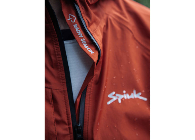 Spiuk ALL TERRAIN Waterproof Hoodie red
