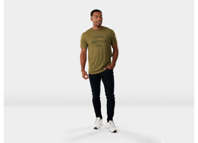 Trek Bicycle Tonal Unisex T-Shirt olive