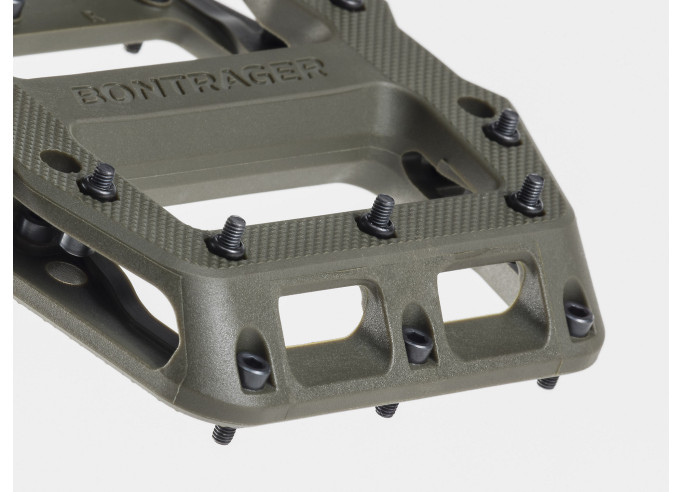 TREK Line Elite Flat pedalai, olive green