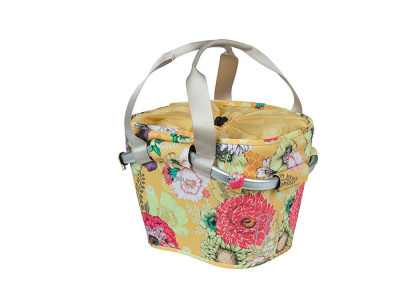 Grozs Basil Bloom Field carry all front basket KF, 15L, yellow