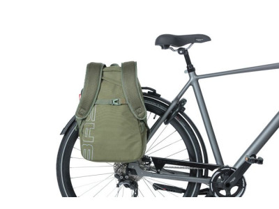 Bagažinės krepšys Basil Flex bicycle backpack, 17L, forest green