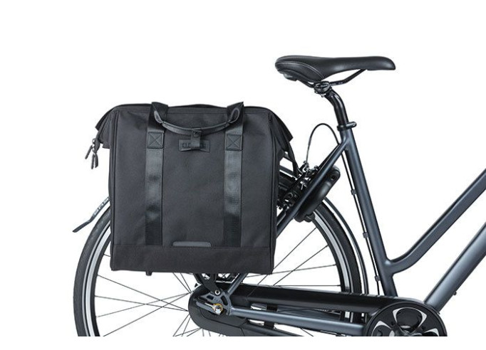 Basil Grand bicycle shopper, 23L, black