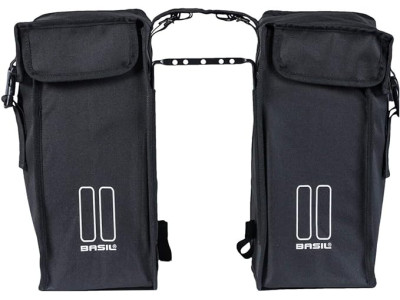Bagažinės krepšys Basil Mara double bag, 26L, juodas