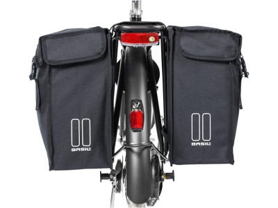 Bagāžnieka soma Basil Mara, 26L, melna