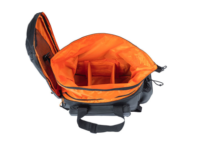Bagažinės krepšys Basil Miles Tarpaulin trunkbag XL Pro, 9-36L, black orange