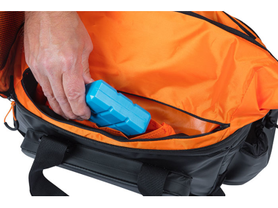 Basil Miles Tarpaulin trunkbag XL Pro, 9-36L, black orange