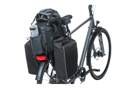 Basil Miles Tarpaulin trunkbag XL Pro, 9-36L, black orange