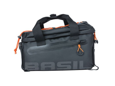Bagāžnieka soma Basil Miles Tarpaulin, 7L, melna/oranža