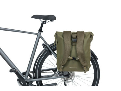 Bagažinės krepšys Basil SoHo bicycle backpack Nordlicht, 17L, moss green