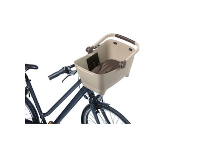 Jalgrattakorv koerale Basil Buddy dog bicycle basket KF, 32L, biscotti brown
