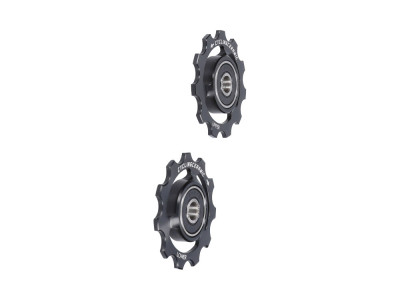 Pārslēdzēja rullīši CYCLINGCERAMIC Pulleys for Shimano Dura Ace 9250 / Ultegra 8150 12-speed melni