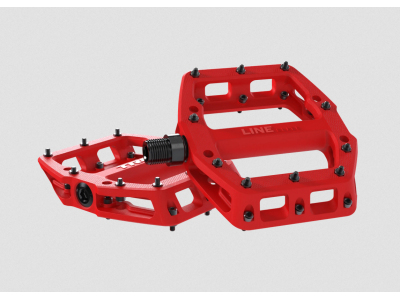Pedals TREK Line Elite Flat Radioactive Red
