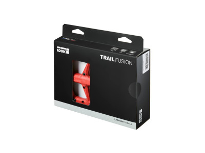 Pedāļi LOOK Trail Fusion MTB Flat - sarkani