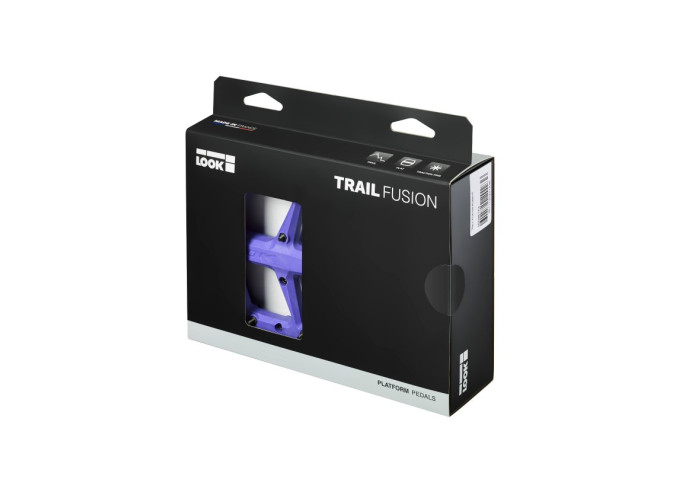 Pedāļi LOOK Trail Fusion MTB Flat - lillā