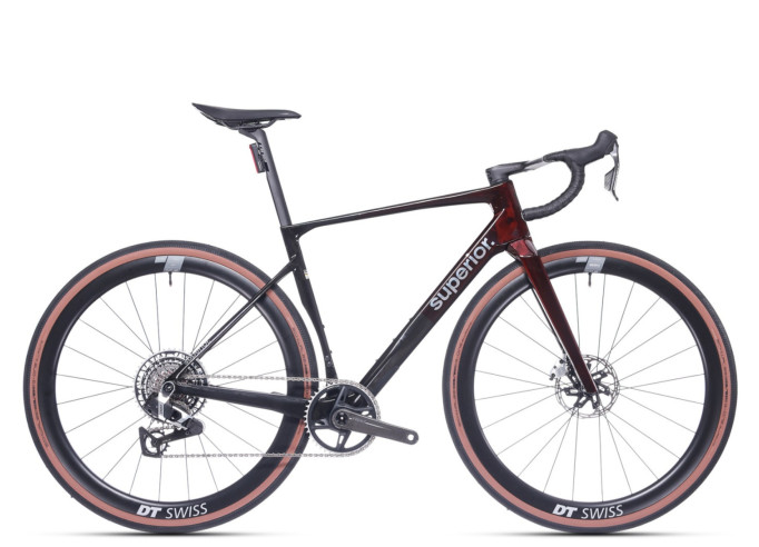 Velosipēds Superior XR 9.9 GR Matte Carbon / Gloss Red