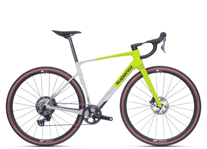 Gravel bike Superior XR 9.7 GR Gloss Grey / Racing Yellow