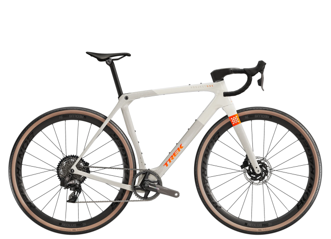 Gravel velosipēds Trek Checkmate SLR 7 AXS Era White/Buff Beige