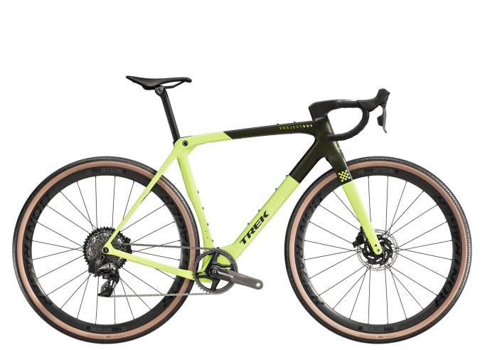 Gravel velosipēds Trek Checkmate SLR 7 AXS Olive Drab/Glowstick