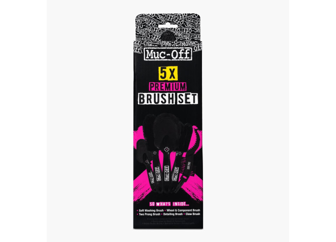 Birstu komplekts Muc-Off 5 premium brush kit