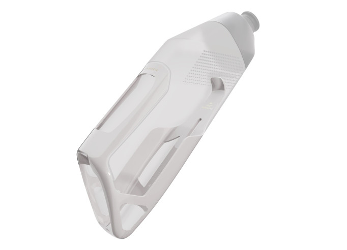 Trek RSL Aero Water Bottle and Cage Era white