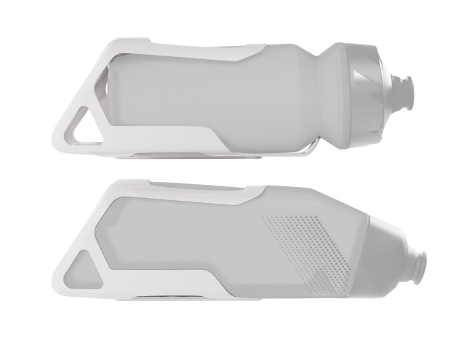 Trek RSL Aero Water Bottle and Cage Era white