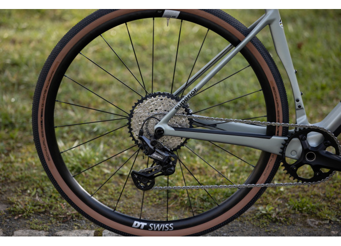 Gravel bike Superior XR 9.5 GR Matte Green Grey...