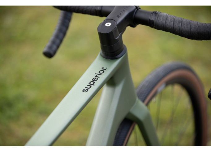 Gravel bike Superior XR 9.5 GR Matte Green Grey...