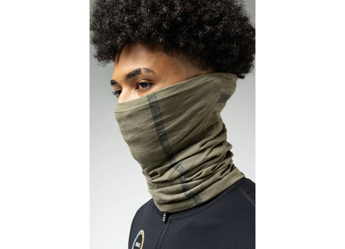 Šalle Gobik MERINO MOONBAH BANDANA UNISEX ARMY
