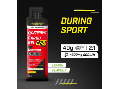 Enervit Carbo Gel C2:1PRO Lemon with Sodium 2