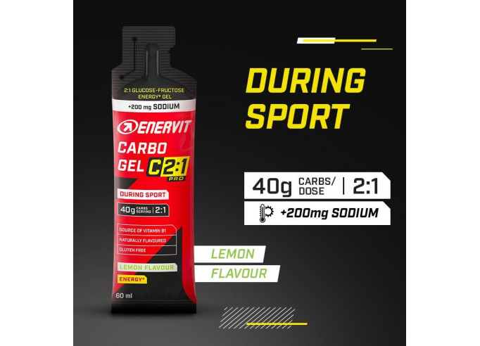 Enerģijas želeja Enervit C2:1PRO citrons ar...