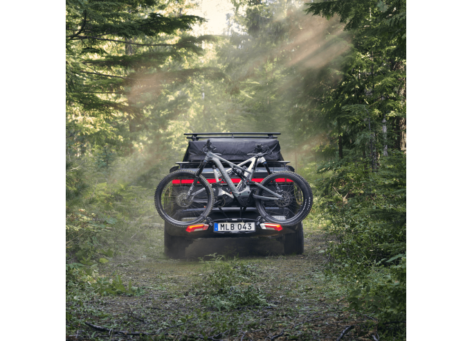 Platform towbar bike rack foldable Thule Epos...