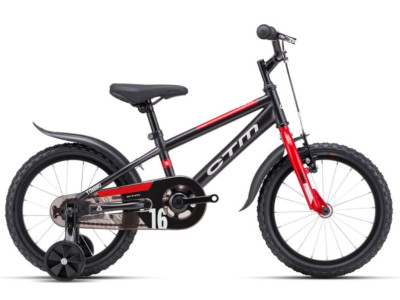Kids bicycle CTM Tommy matt black/red