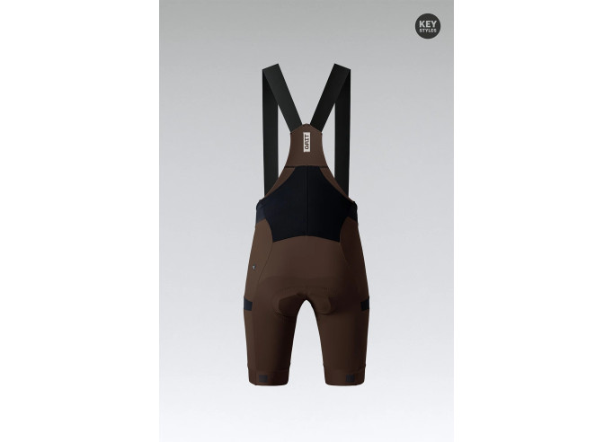 BIB SHORTS Gobik GRIT 2.0 cocoa