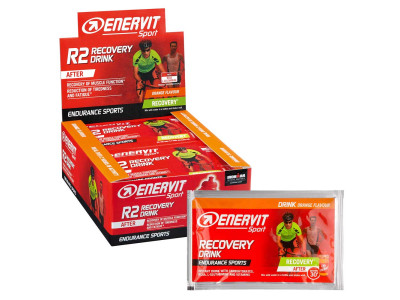 Dzēriens pēc slodzes Enervit R2 Sport, apelsīnu, 50g 2