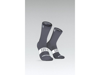 Socks Gobik PURE UNISEX SLATE GRAY