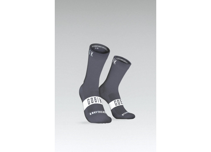 Socks Gobik PURE UNISEX SLATE GRAY