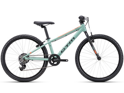 Kids bicycle CTM Rocky 1.0 Matt Grey Green / Orange