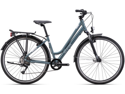 City bikcycle CTM Amber Matt Grey Green / Silver