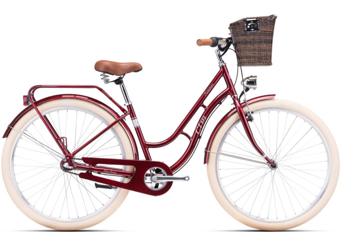 City bicycle CTM Summer Burgundy Pearl / Silver