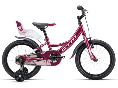 Kids bicycle CTM Jenny dark pink pearl