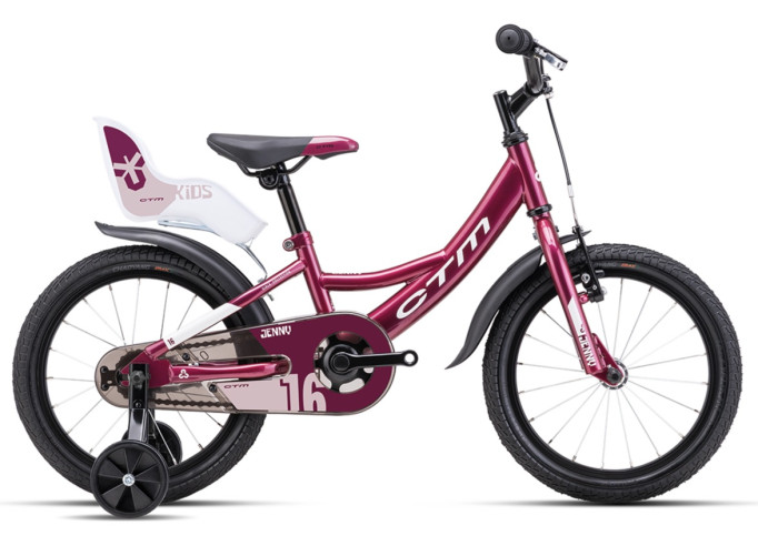 Bērnu velosipēds CTM Jenny dark pink pearl
