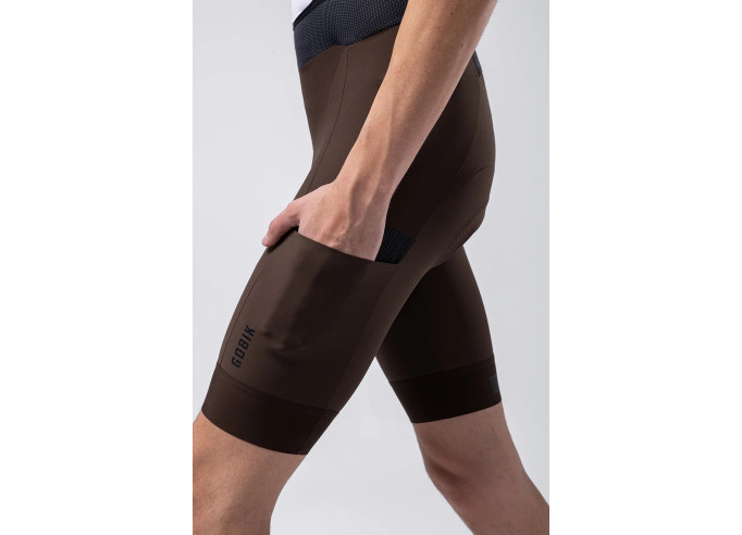 BIB SHORTS Gobik GRIT 2.0 cocoa